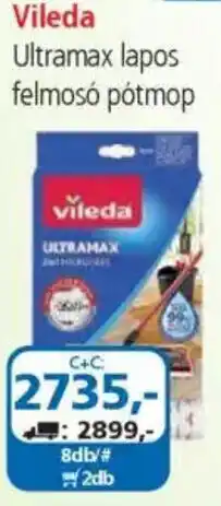 ÁRKLUB Vileda Ultramax lapos felmosó pótmop ajánlat
