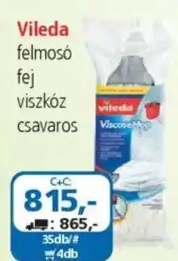 ÁRKLUB Vileda felmosó fej viszkóz vileda csavaros ajánlat