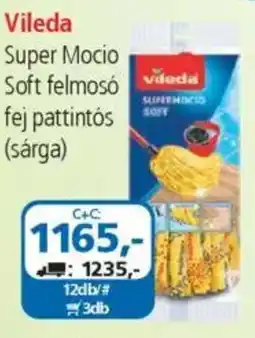 ÁRKLUB Vileda Super Mocio Soft felmosó fej pattintos ajánlat