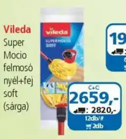 ÁRKLUB Vileda Super Mocio felmosó nyél + fej soft ajánlat