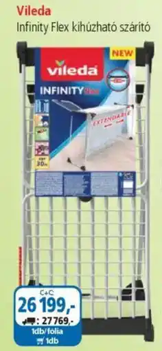 ÁRKLUB Vileda Infinity Flex kihúzható szárító ajánlat