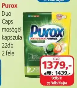 ÁRKLUB Purox Duo Caps mosógél kapszula ajánlat