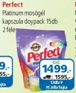 ÁRKLUB Perfect Platinum mosógél kapszula doypack ajánlat