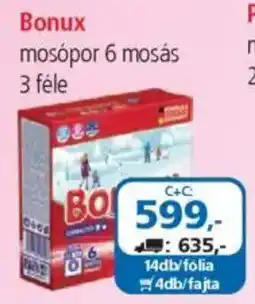 ÁRKLUB Bonux mosópor 6 mosás ajánlat