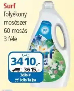 ÁRKLUB Surf folyékony mosószer ajánlat