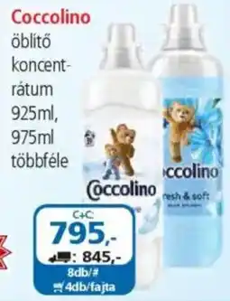 ÁRKLUB Coccolino öblítő koncentrátum ajánlat