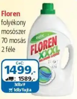 ÁRKLUB Floren folyékony mosószer ajánlat