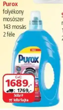ÁRKLUB Purox folyékony mosószer ajánlat