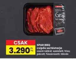 Interspar SPAR BBQ csípős sertéstarja ajánlat