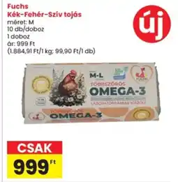 Interspar Fuchs Kék-fehér-Szív tojás ajánlat