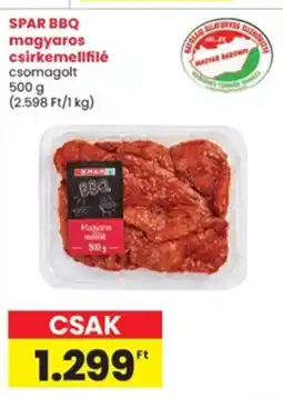 Interspar SPAR BBQ magyaros csirkemellfilé ajánlat