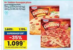 Interspar Dr. Oetker Guseppe pizza ajánlat