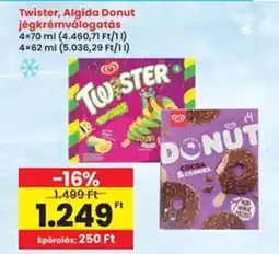 Interspar Twister, Algida Donut jégkrémválogatás ajánlat