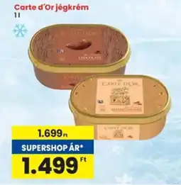 Interspar Carte d'Or jégkrém ajánlat