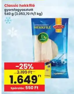 Interspar Classic hekkfilé gyorsfagyasztott ajánlat