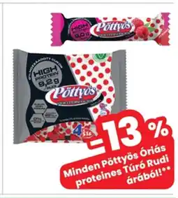 Interspar Minden Pöttyös Óriás proteines Túró Rudi ajánlat