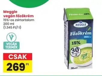 Interspar Meggle vegán főzőkrém ajánlat