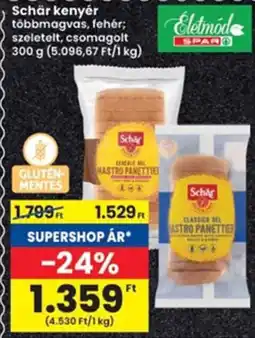 Interspar Schär kenyér ajánlat