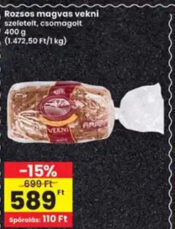 Interspar Rozsos magvas vekni ajánlat
