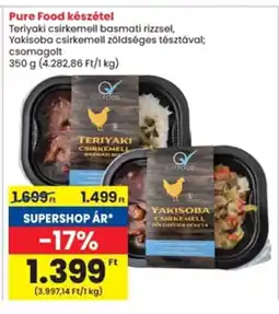 Interspar Pure Food készétel ajánlat