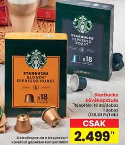 Starbucks kávékapszula