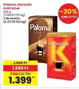 Interspar Paloma, Karaván őrölt kávé ajánlat