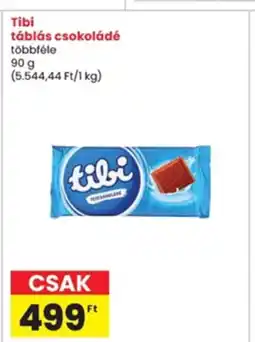 Interspar Tibi táblás csokoládé ajánlat
