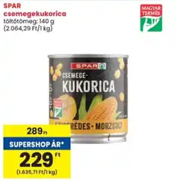 Interspar SPAR csemegekukorica ajánlat