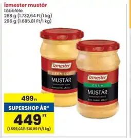 Interspar Ízmester mustár ajánlat