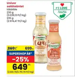Interspar Univer salátaöntet ajánlat