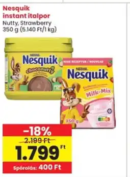 Interspar Nesquik instant italpor ajánlat