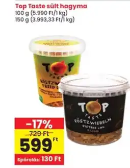 Interspar Top Taste sült hagyma ajánlat
