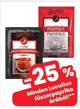 Interspar Minden Lucullus fűszerpaprika ajánlat