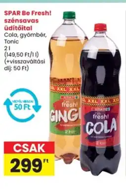 Interspar SPAR Be Fresh! szénsavas üdítőital ajánlat