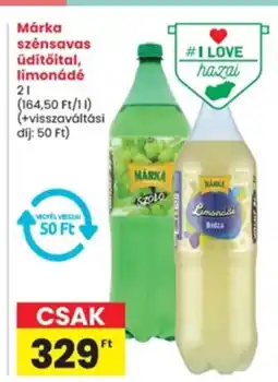 Interspar Márka szénsavas Üdítőital, limonádé ajánlat
