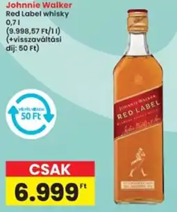 Interspar Johnnie Walker Red Label whisky ajánlat