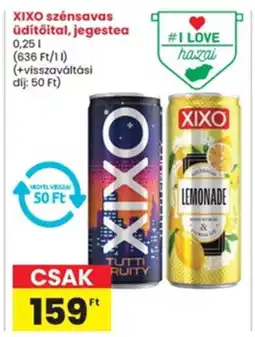 Interspar XIXO szénsavas üdítőital, jegestea ajánlat