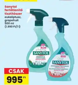Interspar Sanytol fertőtlenítő tisztítószer ajánlat