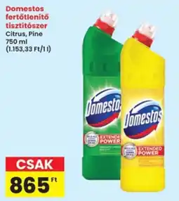 Interspar Domestos fertőtlenítő tisztítószer ajánlat
