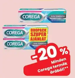Interspar Minden Corega termék árából ajánlat
