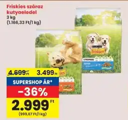 Interspar Friskies száraz kutyaeledel ajánlat
