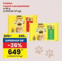 Interspar Friskies 4 pack macskaeledel ajánlat