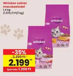 Interspar Whiskas száraz macskaeledel ajánlat