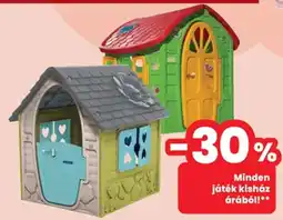 Interspar Minden játék kisház árából ajánlat