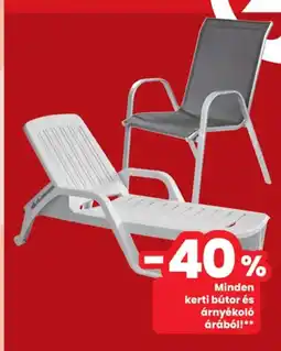 Interspar Minden kerti bútor és árnyékoló árából ajánlat