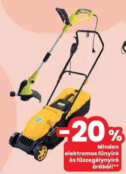 Interspar Minden elektromos fűnyíró és fűszegélynyíró ajánlat
