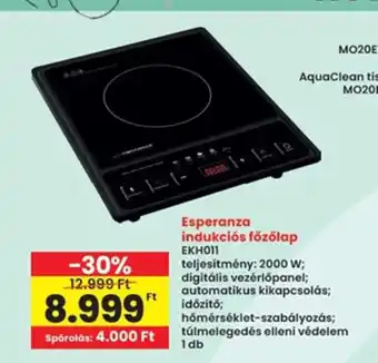 Interspar Esperanza indukciós főzőlap ajánlat
