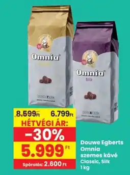 Interspar Douwe Egberts Omnia szemes kávé ajánlat