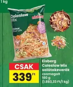 Interspar Eisberg Coleslaw Mix salátakeverék ajánlat