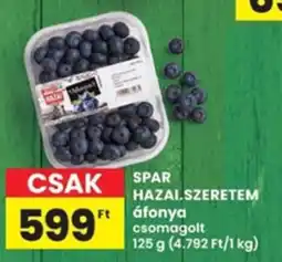 Interspar SPAR HAZAI.SZERETEM áfonya ajánlat